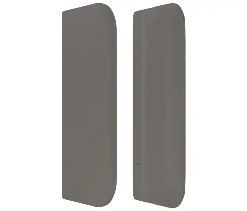 Galvgalis Ar Malām, 83X16X78/88 Cm, Pelēka Mākslīgā Āda Vidaxl