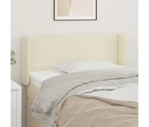 Voodipeats Servadega, Kreemjas, 93X16X78/88 cm Kunstnahk