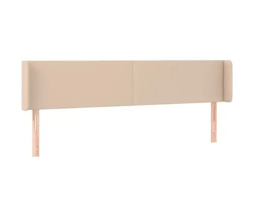 Galvūgalis Su Auselėmis, Kapučino ,163X16X78/88cm Dirbtinė Oda