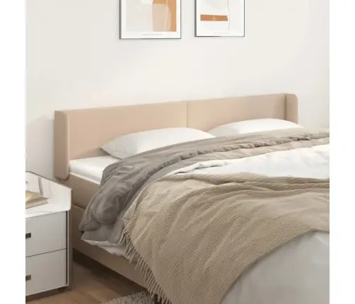 Galvūgalis Su Auselėmis, Kapučino ,163X16X78/88cm Dirbtinė Oda