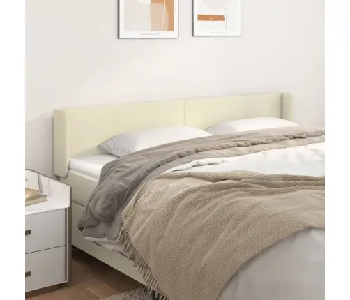 Voodipeats Servadega, Kreemjas, 183X16X78/88 cm Kunstnahk