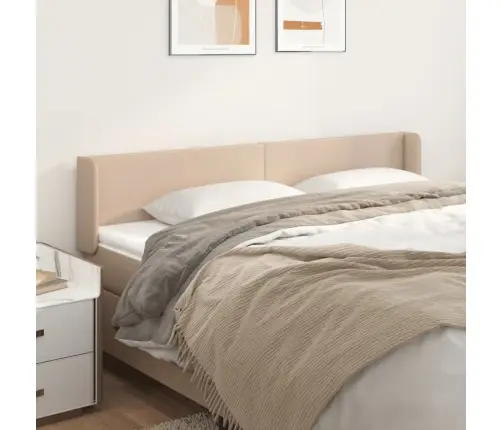 Galvgalis Ar Malām, 203X16X78/88 Cm, Kapučīno Mākslīgā Āda Vidaxl