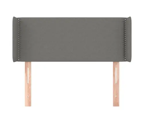 Galvgalis Ar Malām, 83X16X78/88 Cm, Tumši Pelēks Audums Vidaxl