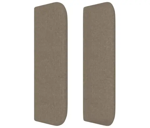 Galvgalis Ar Malām, 83X16X78/88 Cm, Pelēkbrūns Audums Vidaxl Galvgalis Ar Malām, 83X16X78/88 Cm, Pelēkbrūns Audums Vidaxl