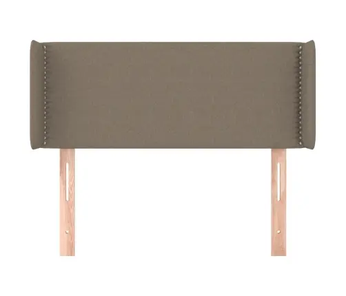 Galvgalis Ar Malām, 93X16X78/88 Cm, Pelēkbrūns Audums Vidaxl