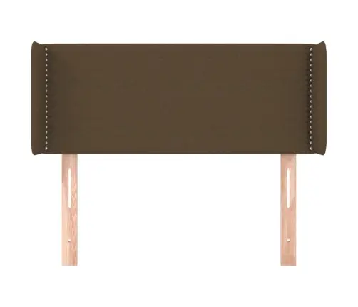 Galvgalis Ar Malām, 103X16X78/88 Cm, Tumši Brūns Audums Vidaxl