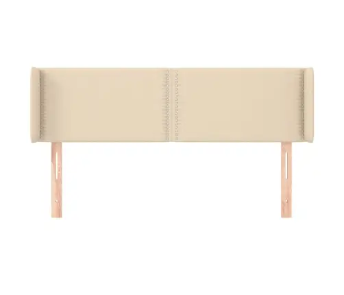 Voodipeats Servadega, Kreemjas, 147X16X78/88 cm Kangas