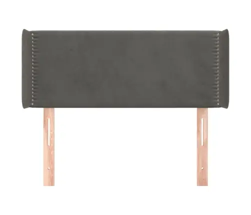 Voodipeats Servadega, Tumehall, 103X16X78/88 cm Samet