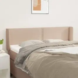 Voodipeats Servadega, Cappuccino, 147X16X78/88 cm Kunstnahk