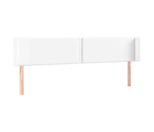 Voodipeats Servadega, Valge, 183X16X78/88 cm Kunstnahk