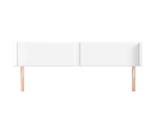 Voodipeats Servadega, Valge, 183X16X78/88 cm Kunstnahk