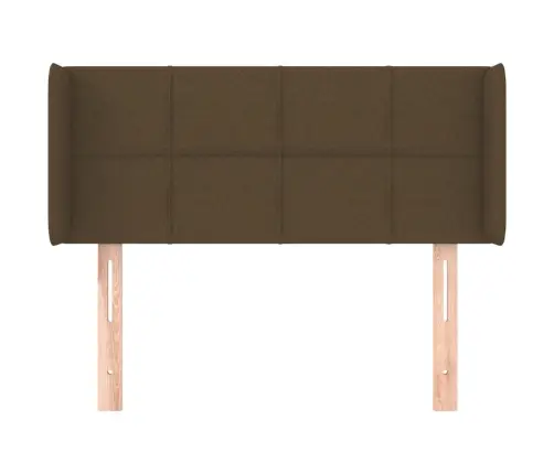 Galvūgalis Su Auselėmis, Tamsiai Rudos,83X16X78/88cm Audinys