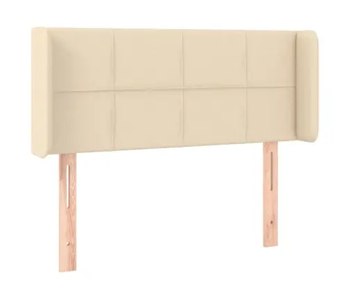 Voodipeats Servadega, Kreemjas, 83X16X78/88 cm Kangas