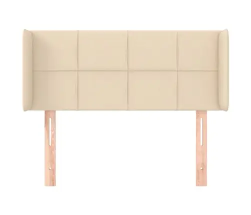 Voodipeats Servadega, Kreemjas, 83X16X78/88 cm Kangas