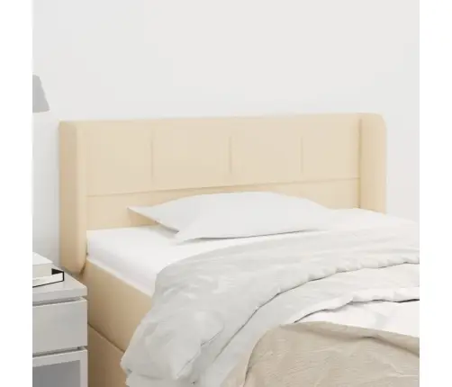 Voodipeats Servadega, Kreemjas, 83X16X78/88 cm Kangas