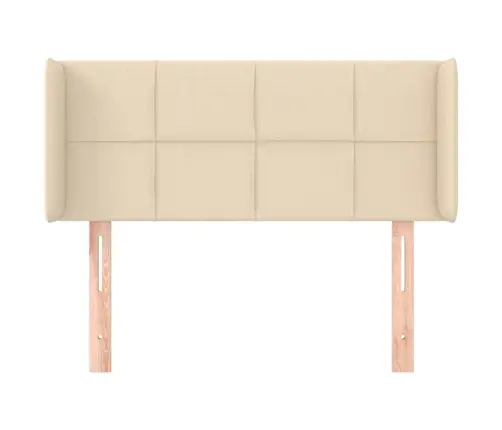 Voodipeats Servadega, Kreemjas, 93X16X78/88 cm Kangas