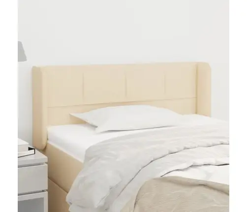 Voodipeats Servadega, Kreemjas, 93X16X78/88 cm Kangas