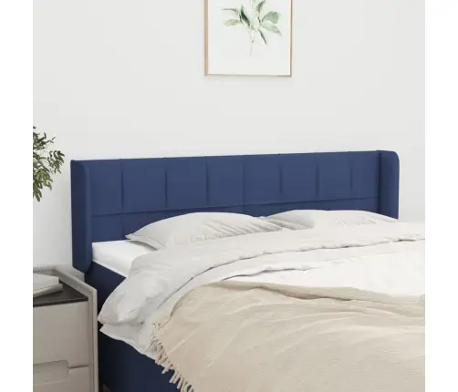 Voodipeats Servadega, Sinine, 147X16X78/88 cm Kangas