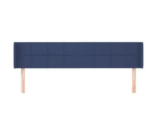 Voodipeats Servadega, Sinine, 203X16X78/88 cm Kangas