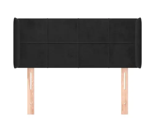 Galvgalis Ar Malām, Melns Samts, 93X16X78/88 Cm Vidaxl Galvgalis Ar Malām, Melns Samts, 93X16X78/88 Cm Vidaxl