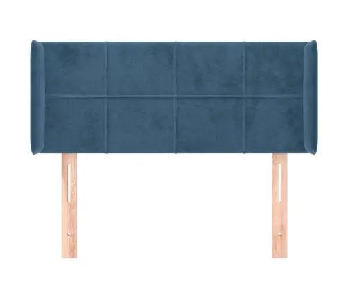 Galvgalis Ar Malām, Tumši Zils Samts, 103X16X78/88 Cm Vidaxl