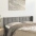 Voodipeats Servadega, Helehall, 147X16X78/88 cm Samet