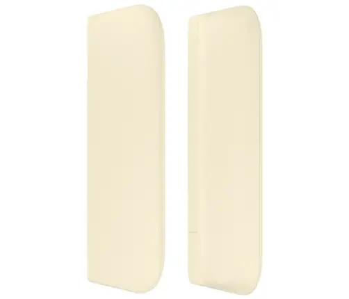 Galvgalis Ar Malām, 83X16X78/88 Cm, Krēmkrāsas Mākslīgā Āda Vidaxl