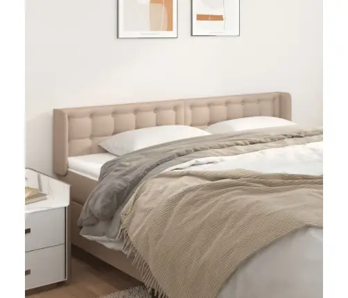 Galvūgalis Su Auselėmis, Kapučino ,163X16X78/88cm Dirbtinė Oda Galvūgalis Su Auselėmis, Kapučino ,163X16X78/88cm Dirbtinė Oda