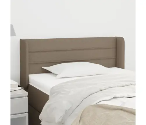 Galvūgalis Su Auselėmis,Taupe Spalvos,83X16X78/88cm Audinys Galvūgalis Su Auselėmis,Taupe Spalvos,83X16X78/88cm Audinys