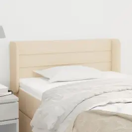 Voodipeats Servadega, Kreemjas, 83X16X78/88 cm Kangas