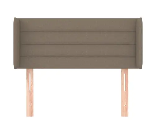 Galvūgalis Su Auselėmis,Taupe Spalvos,93X16X78/88cm Audinys
