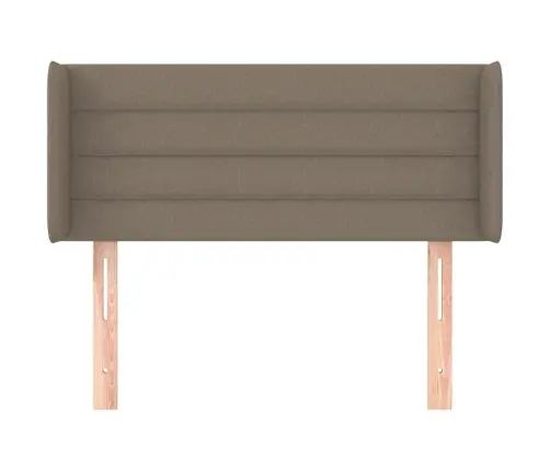 Galvgalis Ar Malām, 103X16X78/88 Cm, Pelēkbrūns Audums Vidaxl