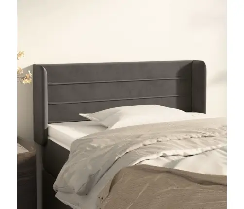 Voodipeats Servadega, Tumehall, 93X16X78/88 cm Samet Voodipeats Servadega, Tumehall, 93X16X78/88 cm Samet