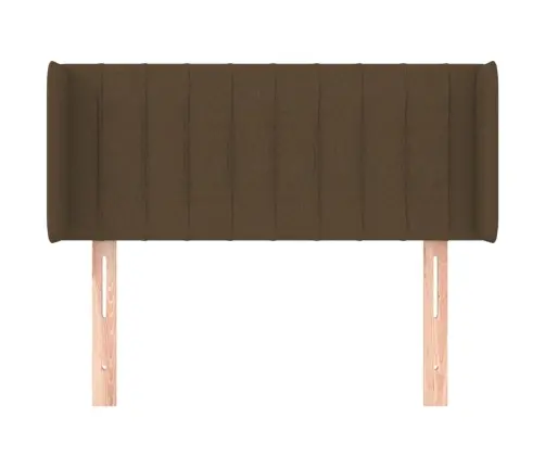 Galvgalis Ar Malām, 83 X 16 X 78/88 Cm, Tumši Brūns Audums Vidaxl