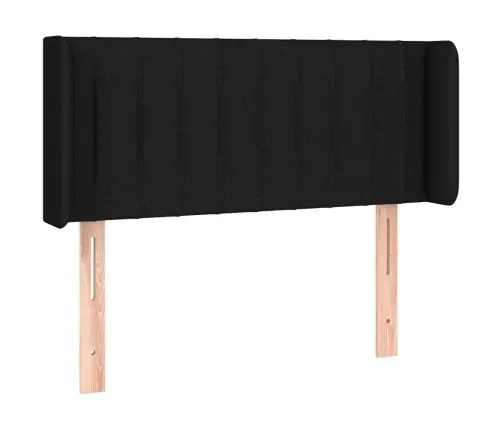 Galvgalis Ar Malām, 93X16X78/88 Cm, Melns Audums Vidaxl