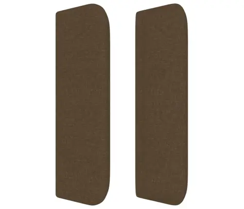 Voodipeats Servadega, Tumepruun, 163X16X78/88 cm Kangas