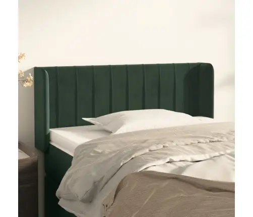 Voodipeats Servadega, Tumeroheline, 83X16X78/88 cm Samet