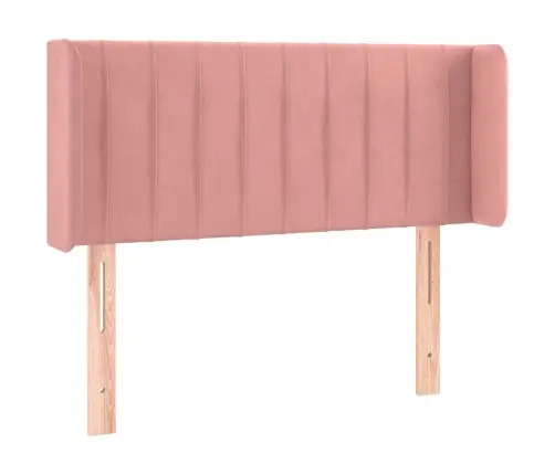 Voodipeats Servadega, Roosa, 83X16X78/88 cm Samet