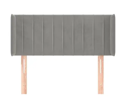 Voodipeats Servadega, Helehall, 93X16X78/88 cm Samet