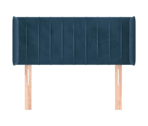 Galvgalis Ar Malām, Tumši Zils Samts, 103X16X78/88 Cm Vidaxl