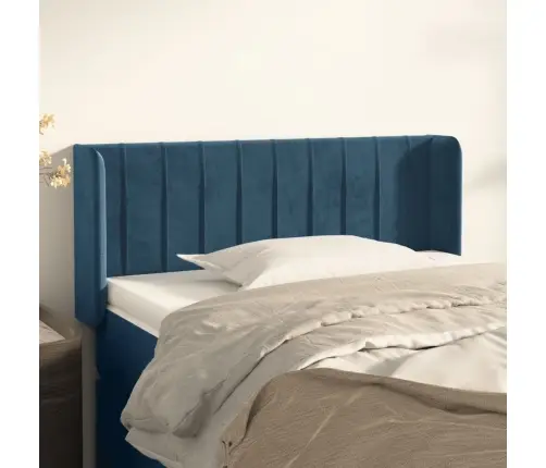 Galvgalis Ar Malām, Tumši Zils Samts, 103X16X78/88 Cm Vidaxl