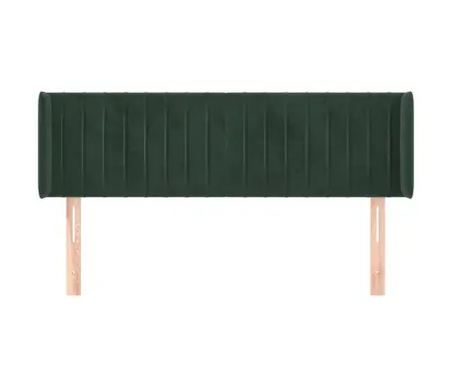 Voodipeats Servadega, Tumeroheline, 147X16X78/88 cm Samet