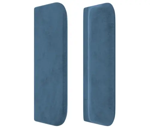 Voodipeats Servadega, Tumesinine, 147X16X78/88 cm Samet
