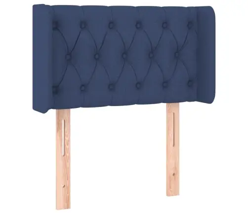 Galvgalis Ar Malām, 83X16X78/88 Cm, Zils Audums Vidaxl