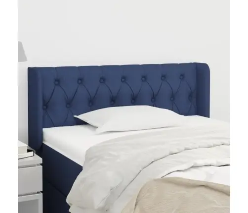 Galvūgalis Su Auselėmis, Mėlynos Spalvos,93X16X78/88cm Audinys