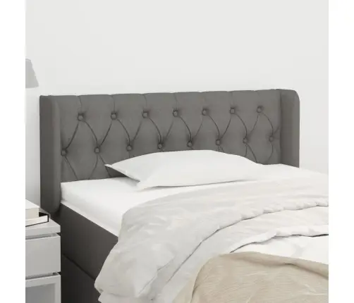 Galvgalis Ar Malām, 103X16X78/88 Cm, Tumši Pelēks Audums Vidaxl Galvgalis Ar Malām, 103X16X78/88 Cm, Tumši Pelēks Audums Vidaxl