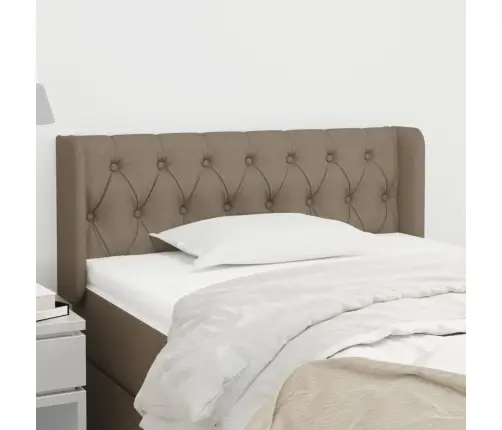 Galvūgalis Su Auselėmis,Taupe Spalvos,103X16X78/88cm Audinys