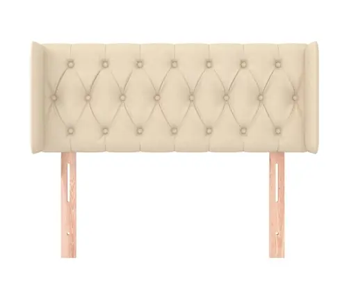 Voodipeats Servadega, Kreemjas, 103X16X78/88 cm Kangas