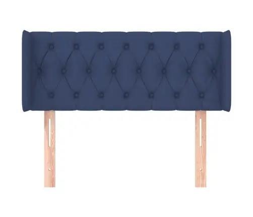 Galvgalis Ar Malām, 103X16X78/88 Cm, Zils Audums Vidaxl