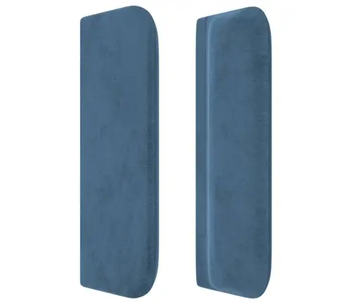 Voodipeats Servadega, Tumesinine, 103X16X78/88 cm Samet